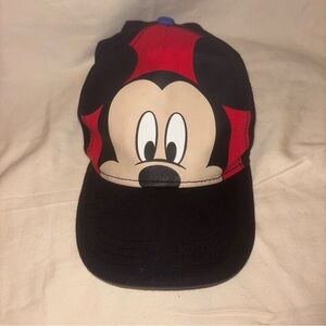 Mickey Mouse Black and Red Cap